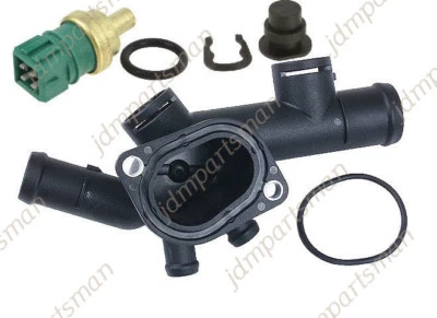 98-05 para VOLKSWAGEN BEETLE 2.0L Carcasa de brida de manguera de refrigerante con junta -Sensor  Foto 1 de 3