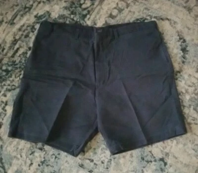 Roundtree & Yorke Easy Care Classic Fit Chino Shorts Men's  Blue Size 42 - Image 1 of 4