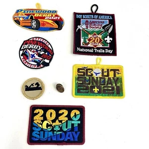 Pfadfinder BSA Kriminalprävention Award Pin & 6 Patches offiziell lizenziert neu - Bild 1 von 9