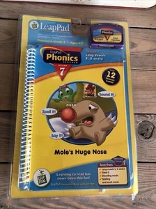 Leap Frog Leap Pad Phonics Program Lesson 7 Book Only Mole's Huge Nose New! - Picture 1 of 9