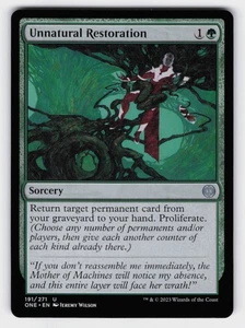 Unnatural Restoration U Phyrexia: All Will Be One 191 NM - Picture 1 of 2