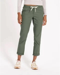 NWT Vuori Women's Rio Stop wide leg in army green size XS - Picture 1 of 7