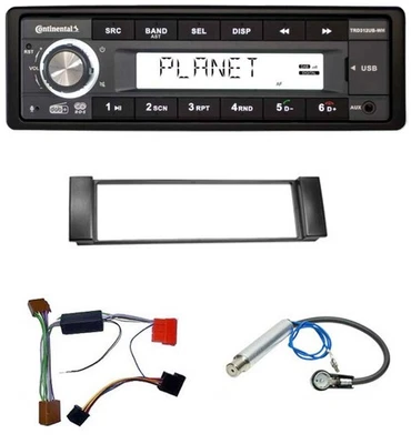 Continental USB 1DIN AUX DAB MP3 Autoradio für Audi A3 8L 00-03 A6 C5 00-04 Akti - Bild 1 von 4