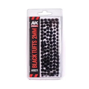 AK Interactive Black Fantasy Tufts 2mm AK8271 Diorama Gestaltung Basing Material - Picture 1 of 3