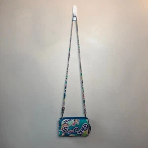 Vera Bradley RFID All In One Crossbody Bag Purse Waikiki Paisley Print - Picture 1 of 9