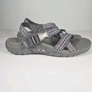 Skechers Outdoor lifestyle Reggae trailway Strappy sandals Grey 6 Medium comfort - Picture 1 of 7