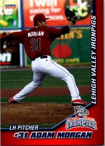 2013 Choice Lehigh Valley IronPigs #17 Adam Morgan - Picture 1 of 2