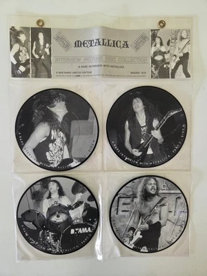 Metallica rare interview picture Disc 1988, limited edition 4X 7"  sehr selten  - Bild 1 von 3