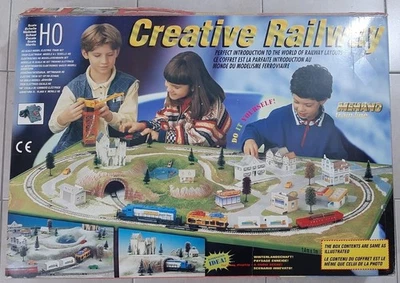 MEHANO Train Line H0 - Kit completo con treno elettrico, vagoni, ferrovia, ecc. - Imagen 1 de 4