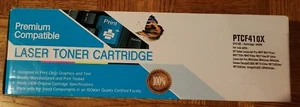 Cartucho de tóner láser compatible premium PTCF410X (NEGRO)  - Imagen 1 de 7