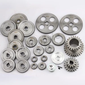 CJ0618 Lathe Metal Change Gears Kit/Synchronous Wheel/Feed Gear - Picture 1 of 3