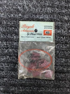HUNT WILDE VIOLETT Glitzer Fahrrad Flagge Ventilkappen *NOS* - Schwinn STACHELROCHEN - Bild 1 von 3