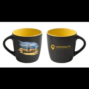 UKRAINE COFFEE CUP - UKRPOSHTA - "RUSSIAN WARSHIP - GO BLEEP YOURSELF" - Picture 1 of 1
