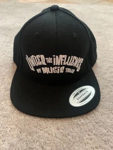 Wiz Khalifa under The Influence of Music Tour Snapback Hat Black Cap Rap Hip Hop - Picture 1 of 9
