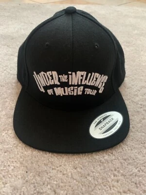 Wiz Khalifa under The Influence of Music Tour Snapback Hat Black Cap Rap Hip Hop - Image 1 of 4