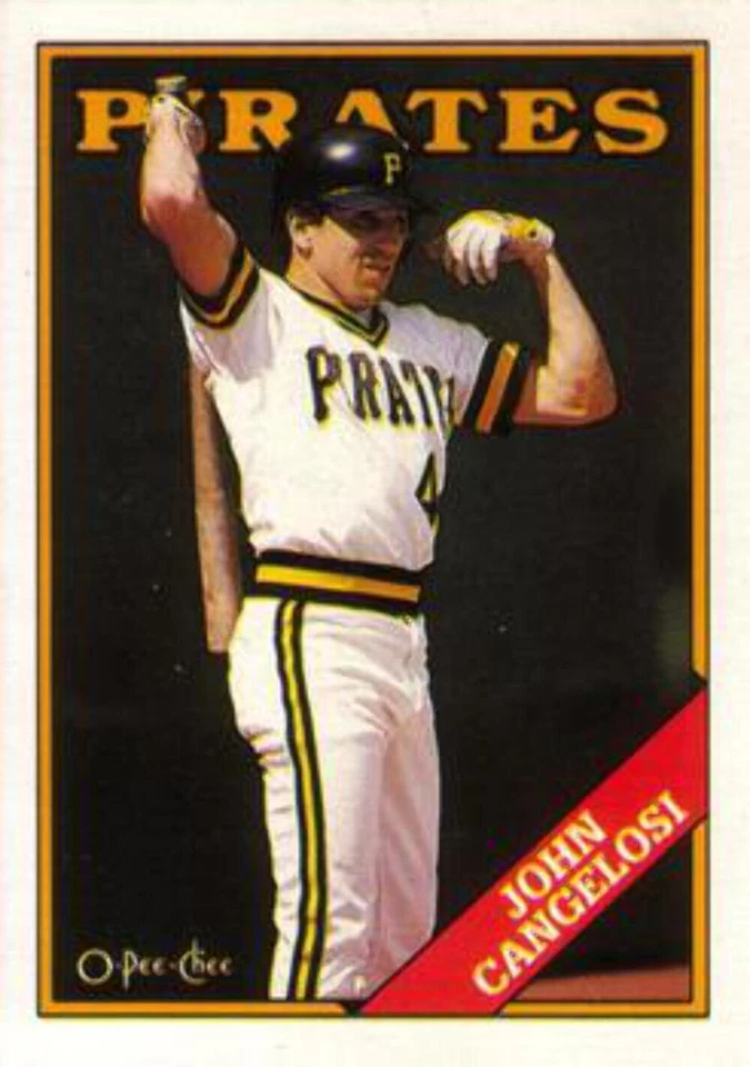 #328 John Cangelosi - Pittsburgh Pirates - 1988 O-Pee-Chee Baseball - Image 1 of 1