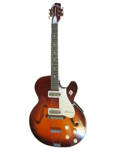 Harmony H54 Rocket (1960s) vintage semi hollow body electric guitar - Picture 1 of 9