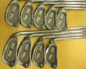 Ping Zing Stainless Red Dot Iron Set #2-9,W (9Clubs) /KT-M Steel Shaft - Picture 1 of 24