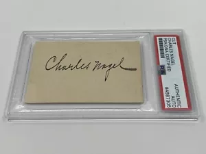 Charles Nagel Secretary of Commerce and Labor Signed Autograph Cut PSA DNA - Picture 1 of 1
