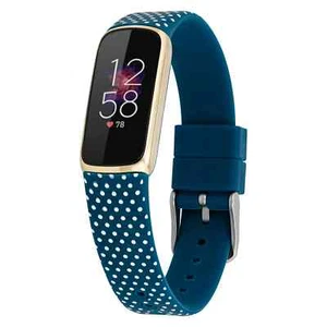 Banda de silicona azul Dabney Lee Dottie para Fit Bit Luxe - Imagen 1 de 7