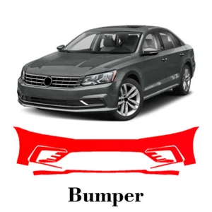 bumper PreCut PPF Paint Protection Film For Volkswagen Passat R-Line 16-2019 - Picture 1 of 7