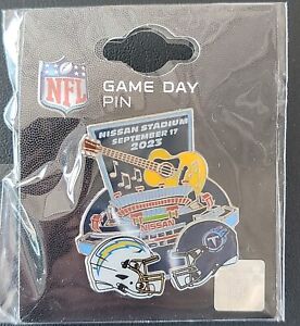 2023 Los Angeles Chargers VS Tennessee Titans 9/17/23  GAME DAY PIN NISSAN