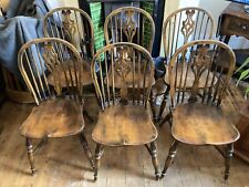 Rare Goodwin & Titchmarsh Windsor Style Oak Chair Set of 6
