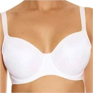 NWT FANTASIE Smoothing Seamless Balcony Bra White - #FL4520 SIZE 30H - Picture 1 of 2