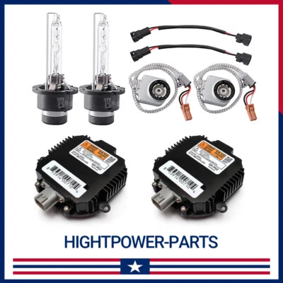 2pcs For 07-15 Infiniti G35 G37 Q40 Q50 Xenon Ballast Igniter HID D2S Bulb Kit - Image 1 of 4