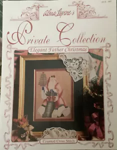 Alma Lynne Elegant Father Christmas CrossStitch Chart Pattern Private Collection - Picture 1 of 5
