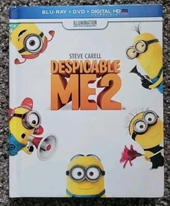Rare Despicable Me 2 Digibook (Blu Ray / DVD, 2013) Includes Bonus Disc - Picture 1 of 7