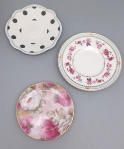 Grace's Teaware Lote de 1 Posavasa y 2 Platillos Demitasse - Imagen 1 de 8