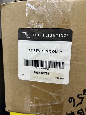 Tech Lighting, Black Finish Transformer, #700AT075T, AT 75W XFMR Only - Image 1 of 2