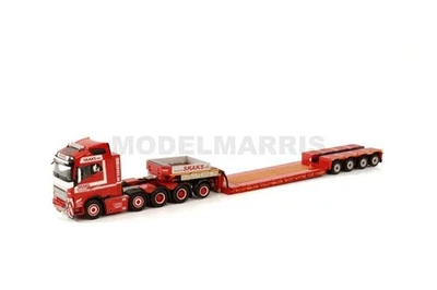 WSI 01-3759 SKAK TRASPORTO SPECIALE; VOLVO FH5 GLOBETROTTER 8X4 LOWLOADER - 4 AS - Immagine 1 di 4