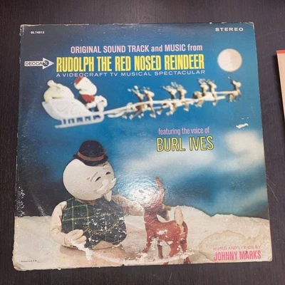 Burl Ives RUDOLPH THE RED NOSED REINDEER Original Sound Track, 1980 MCA-15003 LP - Image 1 of 3
