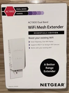 Netgear AC1900 Dual Band Mesh Wi-Fi Range Extender Essential Edition - (EX6400) - Picture 1 of 13