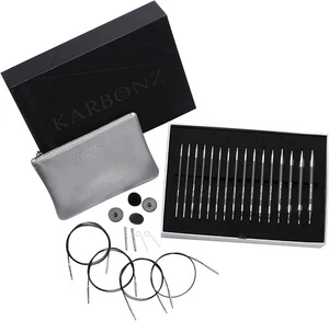 Juego de agujas intercambiables KnitPro Karbonz (caja de alegría) - Imagen 1 de 4