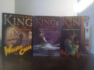 Menge 3 Stephen King Hardcover The Dark Tower Serie Band 5,6 &7 mit Staubschutzhüllen - Bild 1 von 15