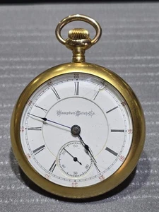HAMPDEN WATCH CO NEW RAILWAY SPECIAL 17J 18S LÄUFT (008918601) - Bild 1 von 8