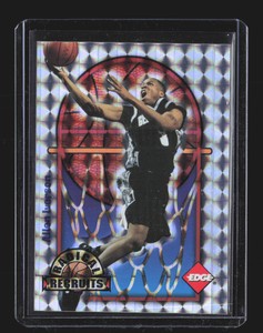 1996 Collector's Edge Radical Recruits RC #PR1 Allen Iverson    Georgetown Hoyas