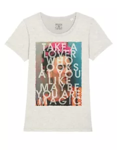 Maglietta Frida Kahlo Quote Take a Lover Maglia Donna Amore Fiori T-Shirt Girl - Bild 1 von 2