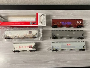 ScaleTrains Walthers Athearn HO Scale Covered Hopper Lot BNSF BN NOKL IC CP - Picture 1 of 12