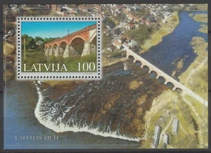 Latvia 2002 Architecture, Bridges MNH Block - Picture 1 of 1