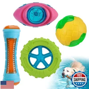 MEWTOGO 4 Pcs Dog Pool Floating Toys - Squeaky Dog Water Toys, Safe Durable T - Picture 1 of 5