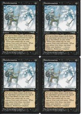 MTG: MISINFORMATION Alliances UNCOMMON; played, Excellent condition x4