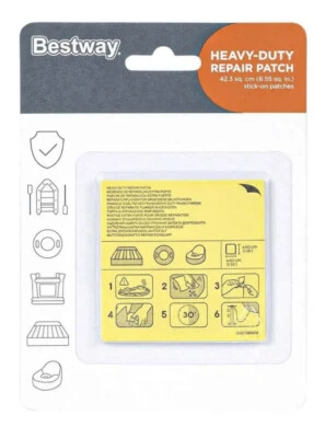 Bestway Heavy Duty Inflatable Swimming Pool Repair Patches Pack of 10 Brand New  - Image 1 of 3