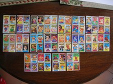 Very-Rare-Garbage-Pail-Kids-Sgorbions I mitici Stamps Italian, stock of 44 cards
