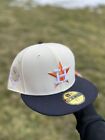 Mens HOUSTON ASTROS WS 2017 CHROME CREAM NAVY New Era 59FIFTY Fitted Hat Cap