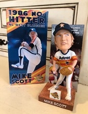 Mike Scott  ~ 2012 Houston Astros 1986 NL West Clincher NO HITTER Bobblehead SGA