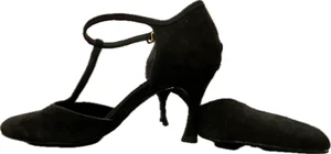 Supadance 1039 Black Suede dance Shoes - Picture 1 of 4